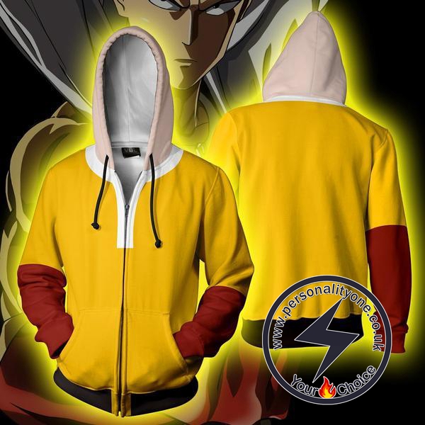 One Punch Man - Saitama ZipUp 3D - One Punch Man Hoodies Jackets